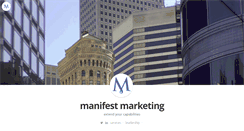 Desktop Screenshot of manifestmarketing.com